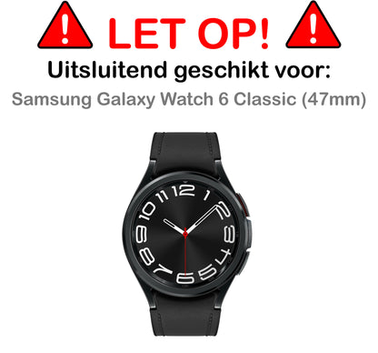 Samsung Watch 6 Classic 47 mm Screenprotector Gehard Glas - Anti-kras