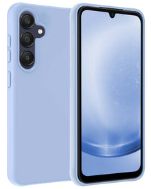 Samsung A25 Hoesje Siliconen Backcover Lichtgewicht - Lichtblauw