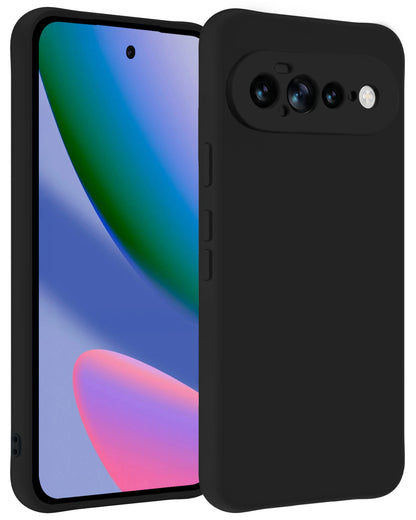 Google Pixel 11 Pro XL Hoesje Siliconen Backcover Lichtgewicht - Zwart
