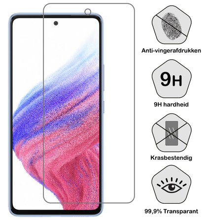 Samsung A53 Screenprotector Gehard Glas - Anti-kras
