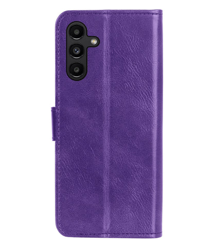 Samsung A13 5G Hoesje Bookcase Cover met Kaarthouder - Paars