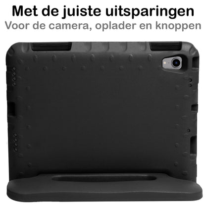 iPad 2022 Hoesje Kids Cover Bumper - Zwart