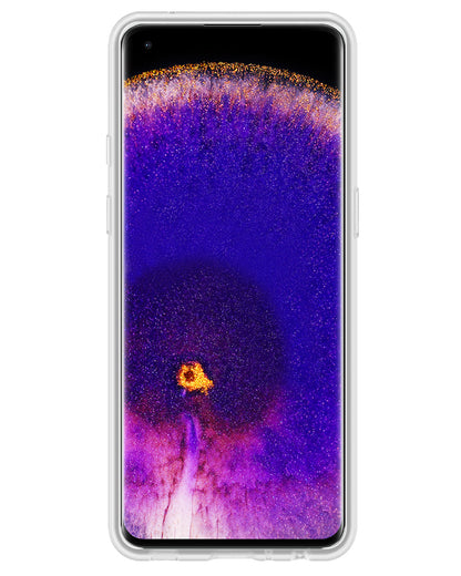 OPPO Find X5 Hoesje Siliconen Backcover Lichtgewicht - Transparant