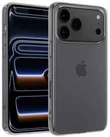 iPhone 17 Pro Max Hoesje Siliconen Backcover Lichtgewicht - Transparant