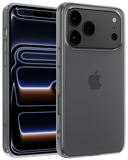 iPhone 17 Pro Max Hoesje Siliconen Backcover Lichtgewicht - Transparant