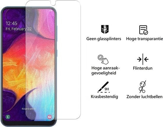 Samsung Galaxy A50 Hoesje Siliconen - Donkerblauw