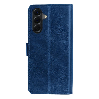 Samsung A36 Hoesje Bookcase Cover met Kaarthouder - Donkerblauw