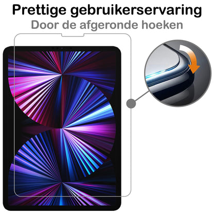 iPad Pro 2021 (12,9 inch) Screenprotector Gehard Glas - Anti-kras