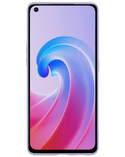 OPPO A96 Hoesje Siliconen Backcover Lichtgewicht - Lila
