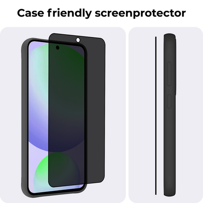 Samsung S24 FE Screenprotector Gehard Glas - Privacy