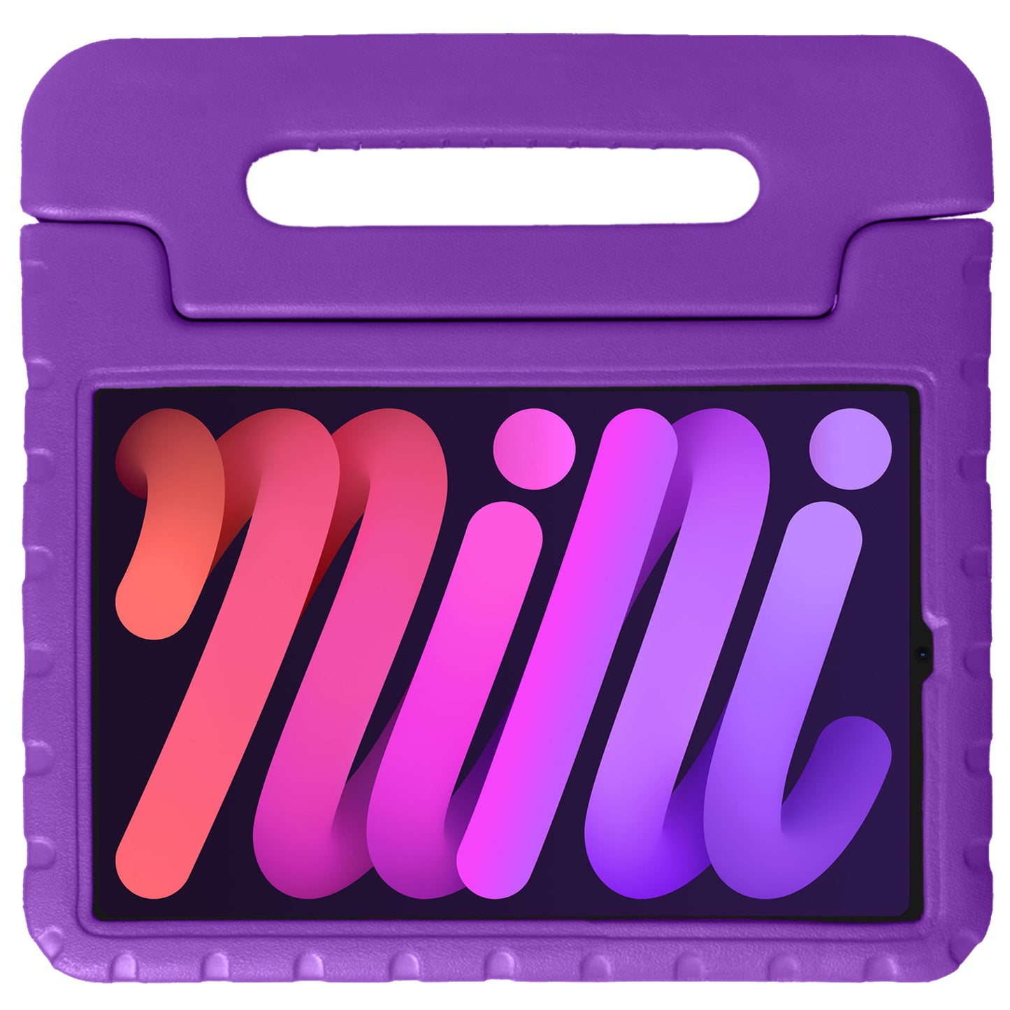 iPad Mini 6 Hoesje Kids Cover Bumper - Paars