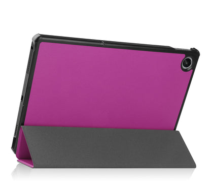 Lenovo Tab M10 Plus 3rd Gen Trifold Bookcase Hoes - Paars