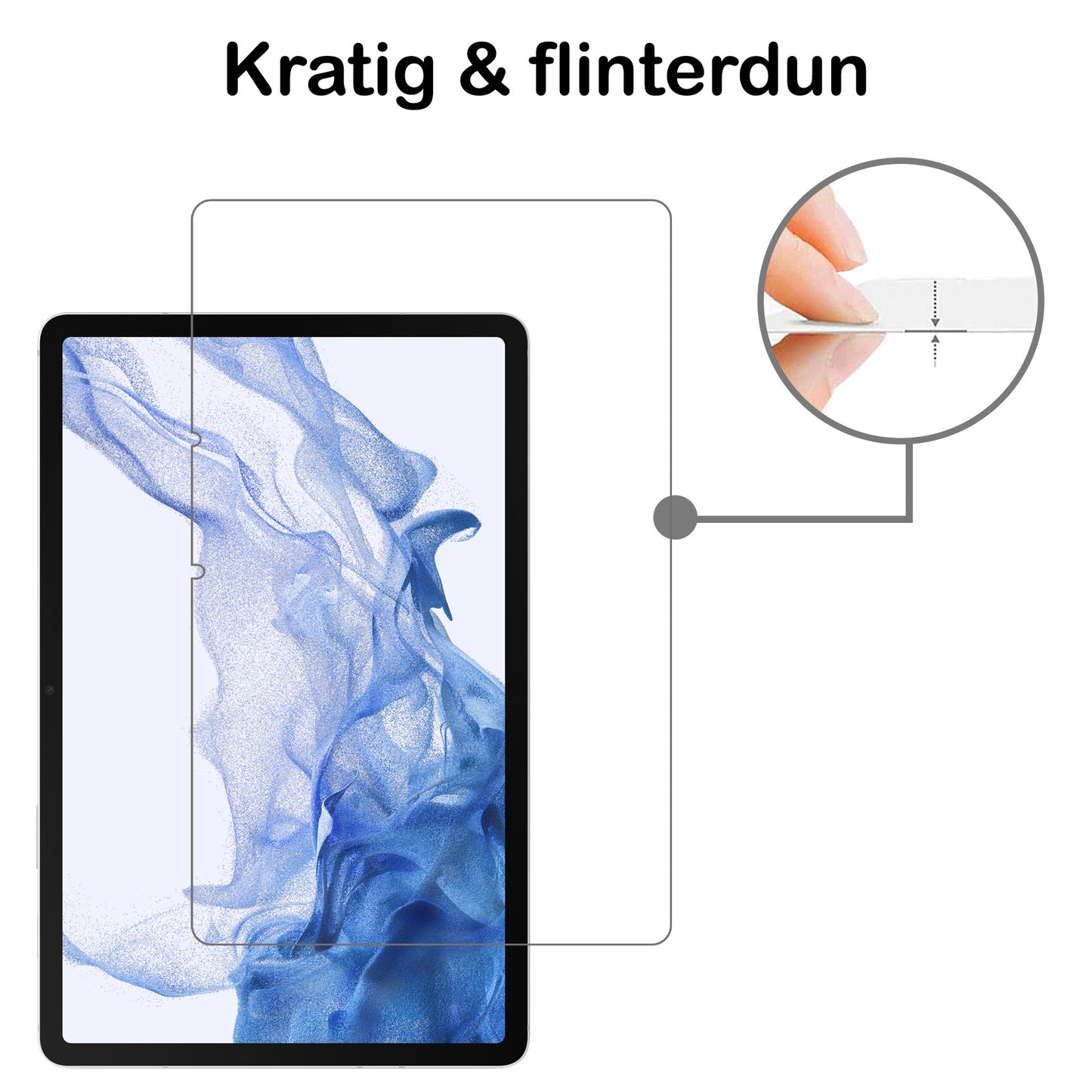 Samsung Galaxy Tab S8 Ultra Screenprotector Tempered Glass