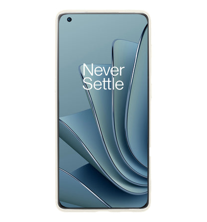 OnePlus 10 Pro Hoesje Siliconen Backcover Lichtgewicht - Wit