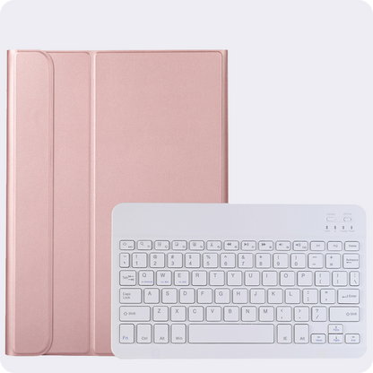 Samsung Galaxy Tab A11 Plus Toetsenbord Hoes met Uitneembaar toetsenbord - Rosé goud