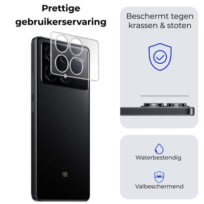 Xiaomi Poco X6 Pro 5G Camera Screenprotector Gehard Glas