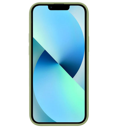 iPhone 14 Pro Hoesje Siliconen - Groen