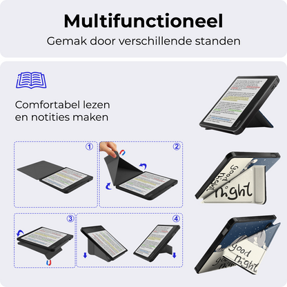 Kobo Libra Colour Trifold Bookcase Hoes - Kat