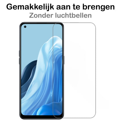 OPPO Reno 8 Lite Screenprotector Gehard Glas - Anti-kras