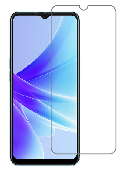 OPPO A57s Screenprotector Gehard Glas - Anti-kras