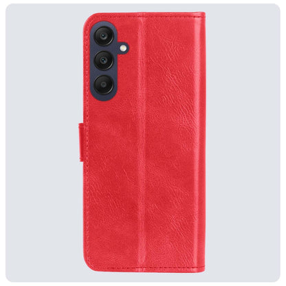 Samsung A25 Hoesje Bookcase Cover met Kaarthouder - Rood