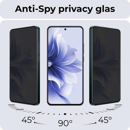 OPPO Reno 11F Screenprotector Privacy Tempered Glass