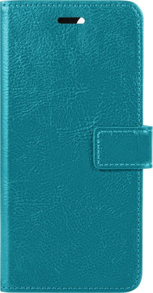 Samsung A22 5G Hoesje Bookcase Cover met Kaarthouder - Turquoise