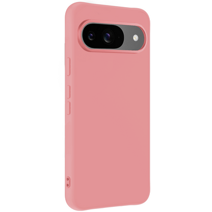 Google Pixel 10 Hoesje Siliconen Backcover Lichtgewicht - Lichtroze