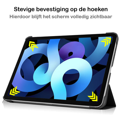 iPad Air 2022 Hoesje Book Case - Zwart