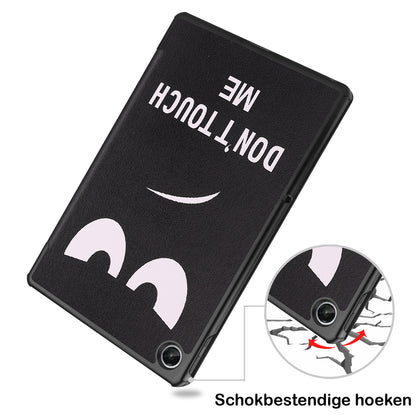 Lenovo Tab M10 Plus 3rd Gen Trifold Bookcase Hoes - Don't Touch Me