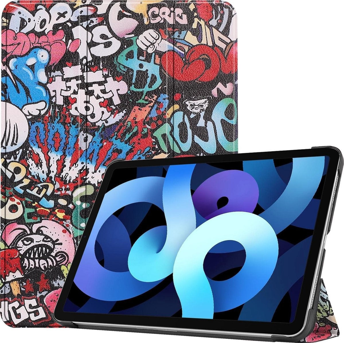 iPad Air 2020 Hoesje Book Case - Graffity