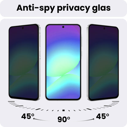 Samsung A56 Screenprotector Gehard Glas - Privacy