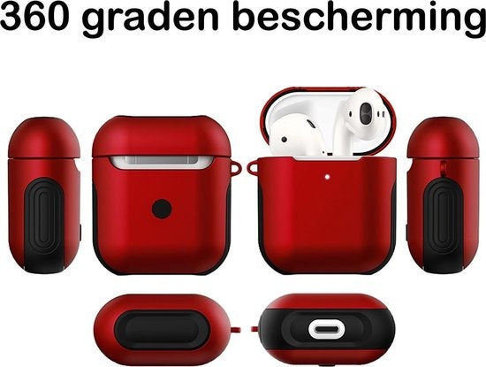 AirPods Hoesje Hard Cover - Rood