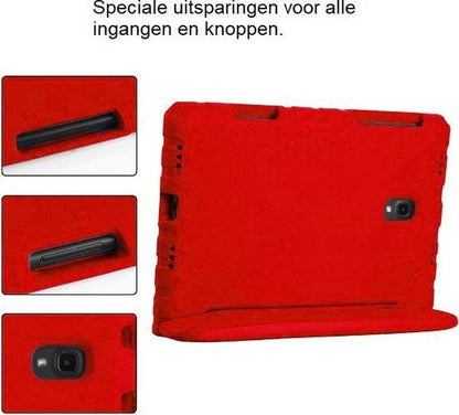 Samsung Galaxy Tab A 10.1 2016 Hoesje Kids Cover Bumper - Rood