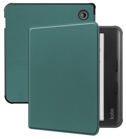 Kobo Libra Colour Hoesje Book Case - Donkergroen