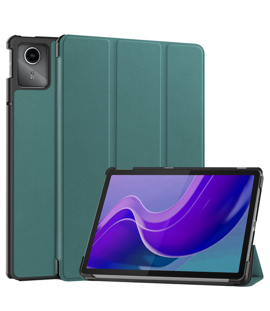 Lenovo Tab M11 Hoesje Book Case - Donkergroen