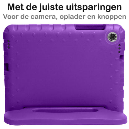 Lenovo Tab M10 FHD Plus 2nd Gen Kinderhoes Shockabsorberend Foam - Paars