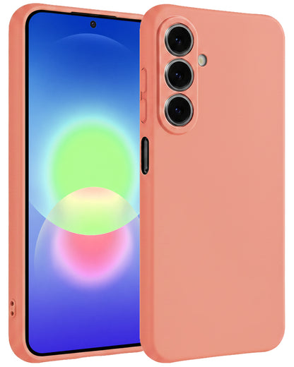 Samsung A27 Hoesje Siliconen Backcover Lichtgewicht - Perzik