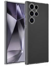 Samsung S24 Ultra Hoesje Siliconen Backcover Lichtgewicht - Transparant