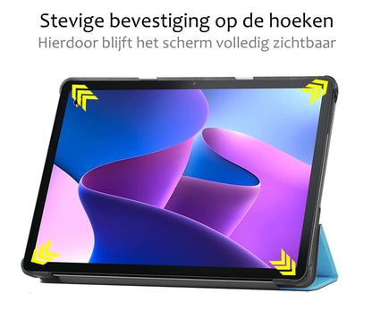 Lenovo Tab M10 (3rd gen) Trifold Bookcase Hoes - Lichtblauw