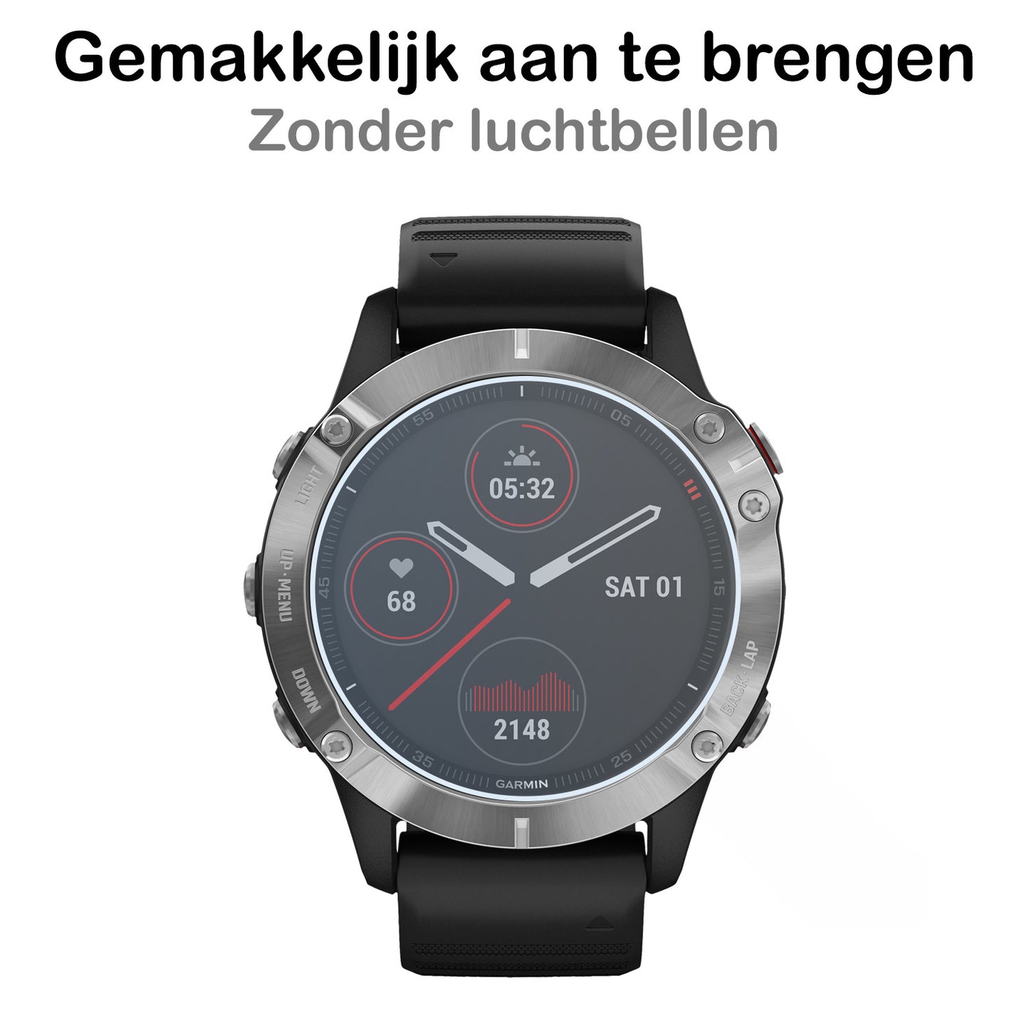 Garmin Fenix 6s Screenprotector Tempered Glass