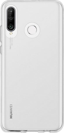 Huawei P30 Lite Hoesje Siliconen Backcover Lichtgewicht - Transparant