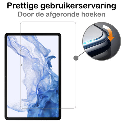 Samsung Galaxy Tab S8 Ultra Screenprotector Gehard Glas - Anti-kras