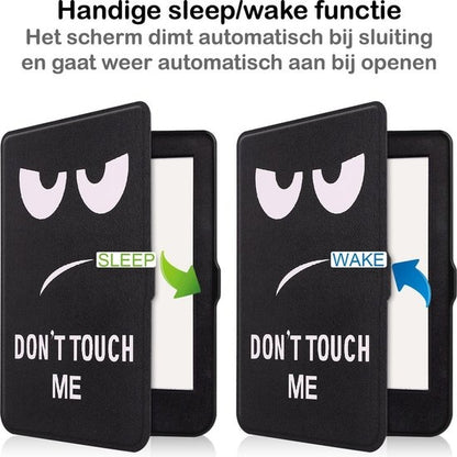 Kobo Nia Bookcase Hoes Shockabsorberend - Don't Touch Me