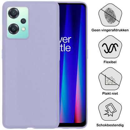 OnePlus Nord CE 2 Lite Hoesje Siliconen - Lila