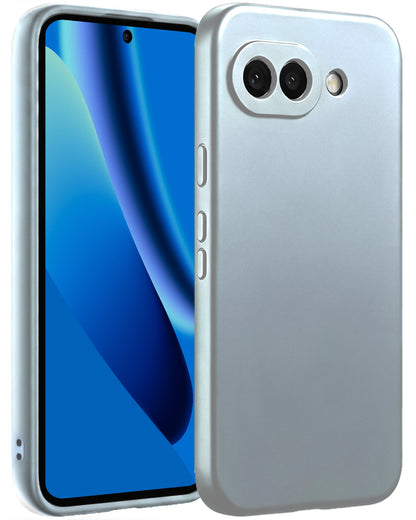 Google Pixel 10a Hoesje Siliconen Backcover Lichtgewicht - Lichtblauw