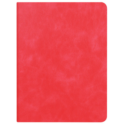 iPad 10.2 2021 Trifold Bookcase Luxe Hoes - Rood