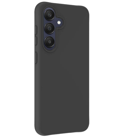 Samsung A25 Hoesje Siliconen Backcover Lichtgewicht - Zwart