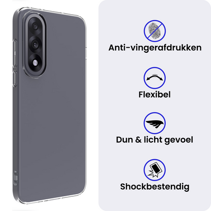 OnePlus Nord 5 Hoesje Siliconen Backcover Lichtgewicht - Transparant