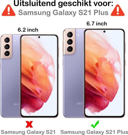 Samsung S21 Plus Hoesje Siliconen - Donkerblauw